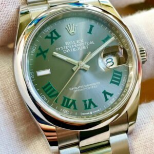 Rolex Datejust 126200 Wimbledon dial Full Set