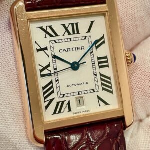 Cartier Tank Solo Men's Watch - W5200026, Full Set, Rose Gold, 4.7K Collection